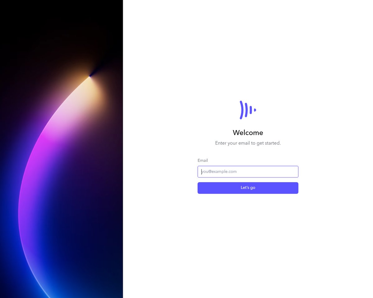 Screenshot of the Frame.io login page
