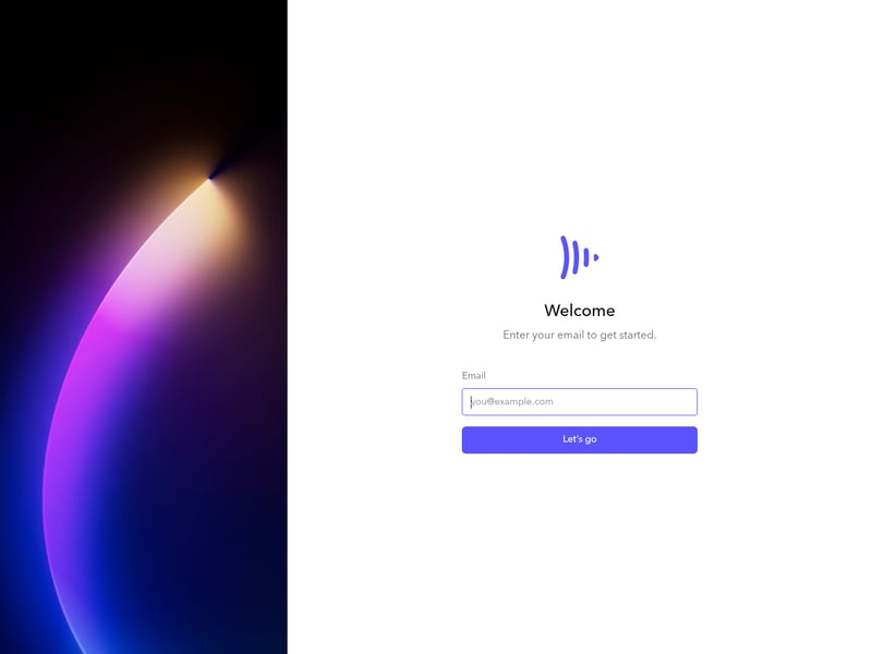 Screenshot of the Frame.io login page