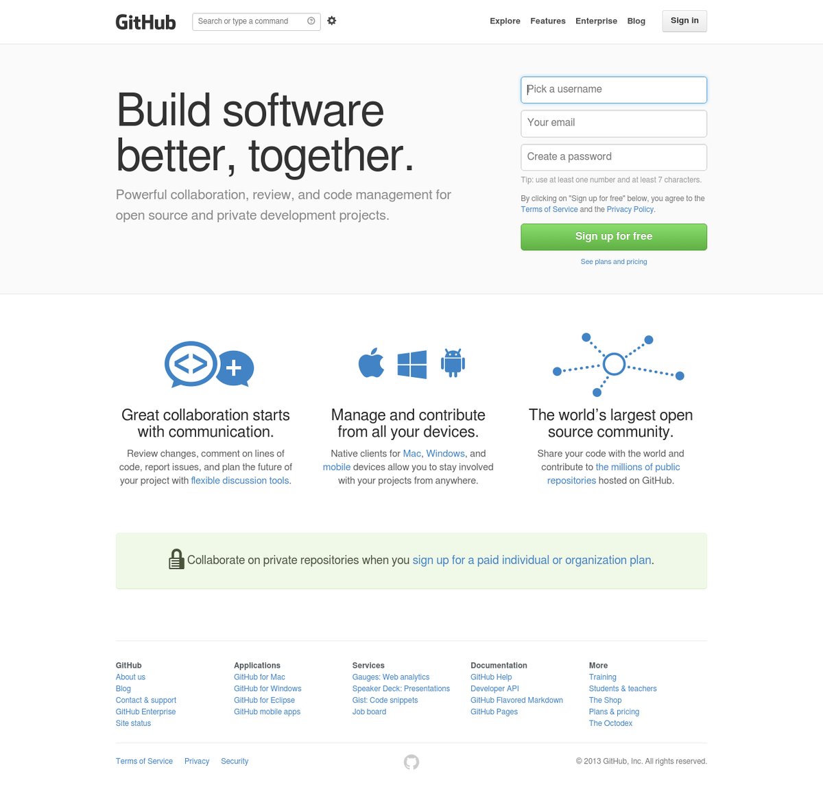 Screenshot from 2013