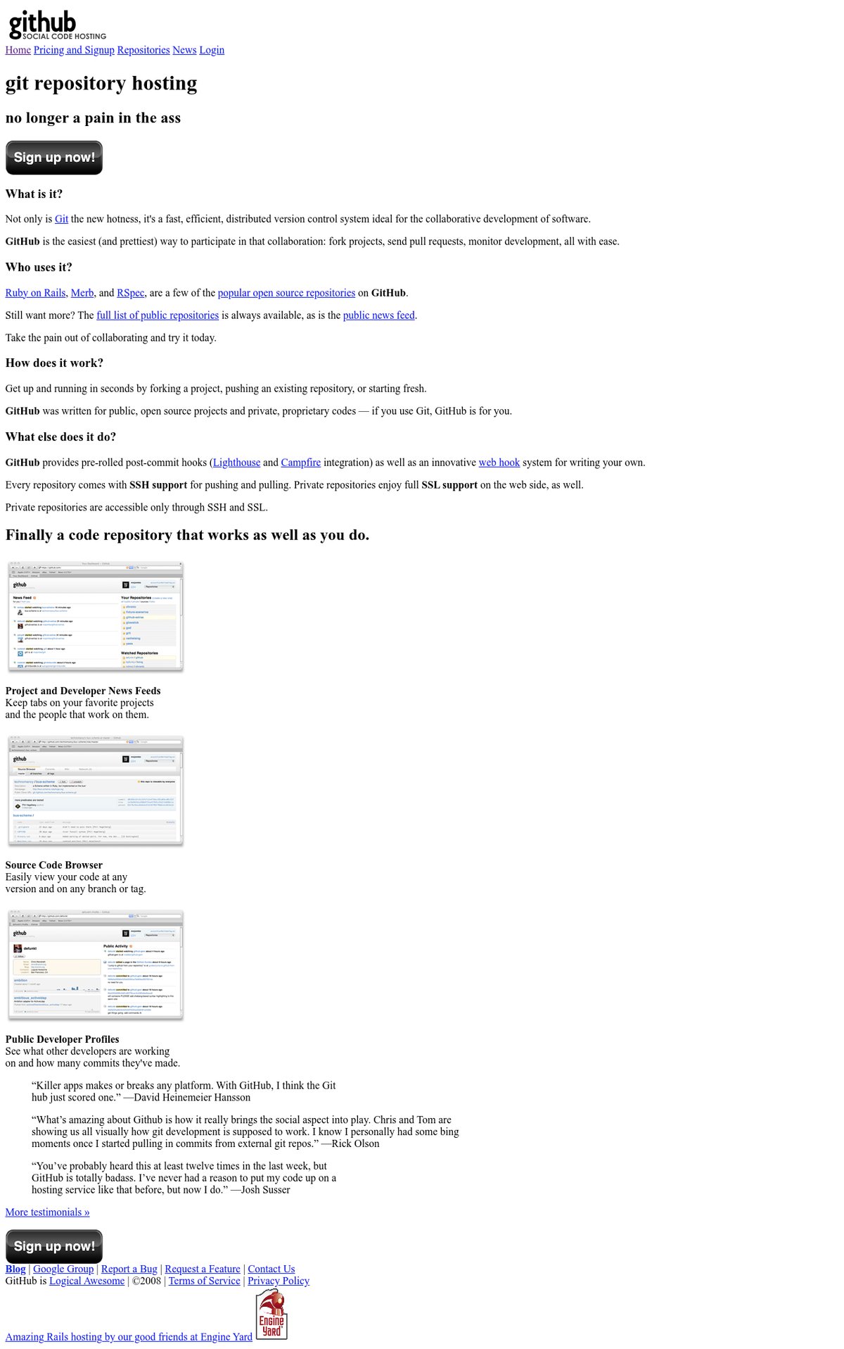Screenshot from 2008